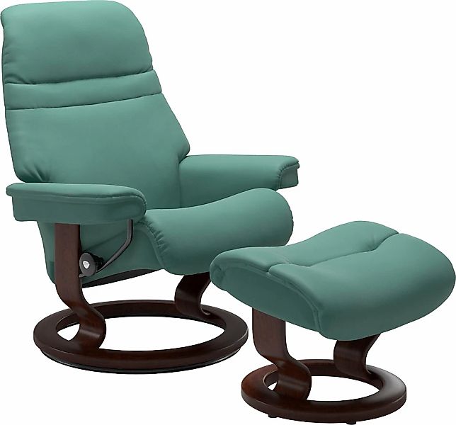 Stressless "Sunrise" mit Classic Base, Größe M, Gestell Braun, in 2 Bezugsq günstig online kaufen