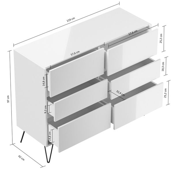 Magnolia Home Sideboard Sideboard Kommode Volo günstig online kaufen