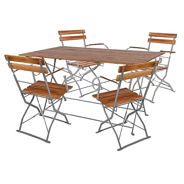 Mojawo Essgruppe Biergarten Set Klapptisch + günstig online kaufen