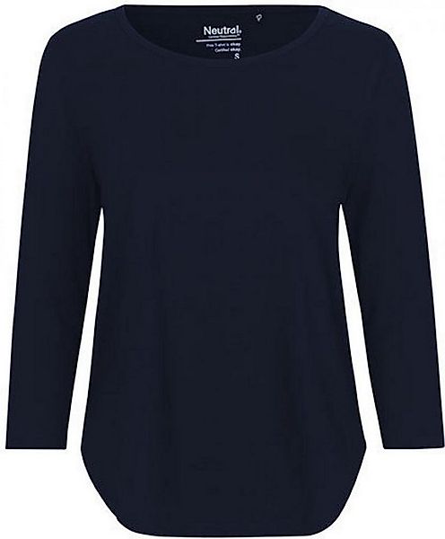 Neutral Langarmshirt Damen Three Quarter Sleeve T-Shirt - 3/4-Ärmel günstig online kaufen