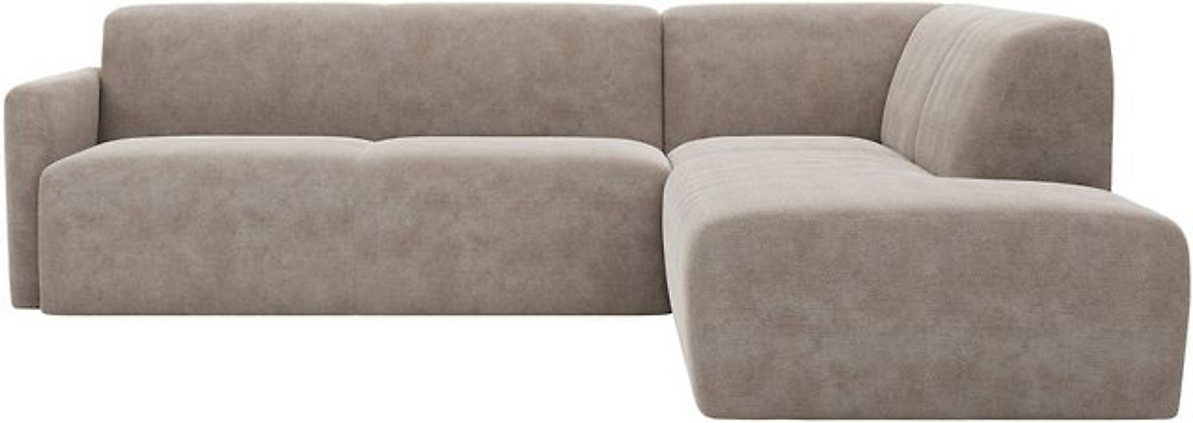 andas Ecksofa "Tvinnum", Breite 255 cm, L-Form, Struktur weich, Chenille, m günstig online kaufen