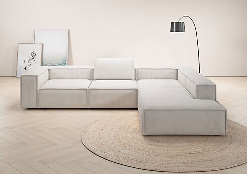 Places of Style Ecksofa »Watertown moderne L-Form«, Breite 311 cm günstig online kaufen