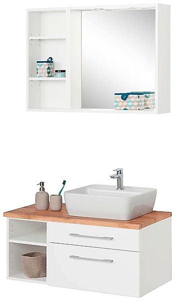 welltime Badmöbel-Set "Davos" 3 Stk. tlg. günstig online kaufen