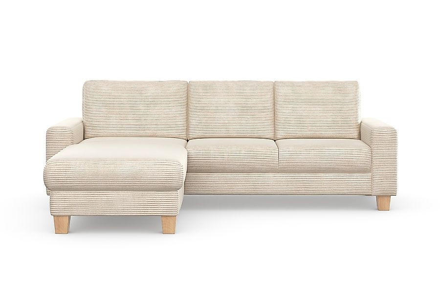 Home affaire Ecksofa »Summer L-Form«, mit Recamiere, mit oder ohne Bettfunk günstig online kaufen
