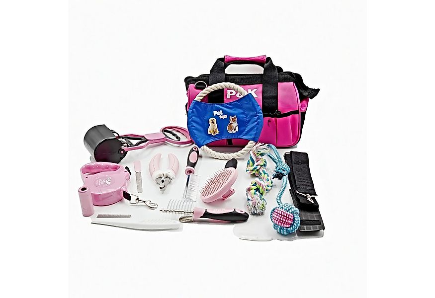 P & K Outdoor-Spielzeug P & K 15 teiliges Hundepflegeset Tierpflegeset günstig online kaufen