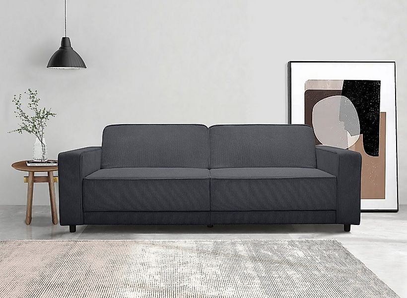 Dorel Home 3-Sitzer ALLIE Schlafsofa 225 cm, Bett-Funktion (108/190cm), tre günstig online kaufen
