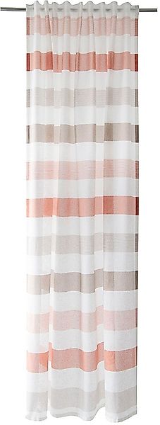 HOMING Gardine "Jaron" verdeckte Schlaufen 1 Stk. tlg. Streifen, modern, Fa günstig online kaufen