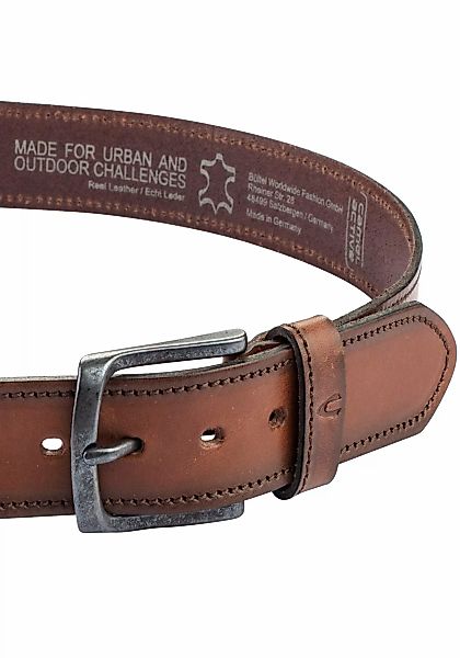 camel active Hüftgürtel Ledergürtel Steppnaht günstig online kaufen