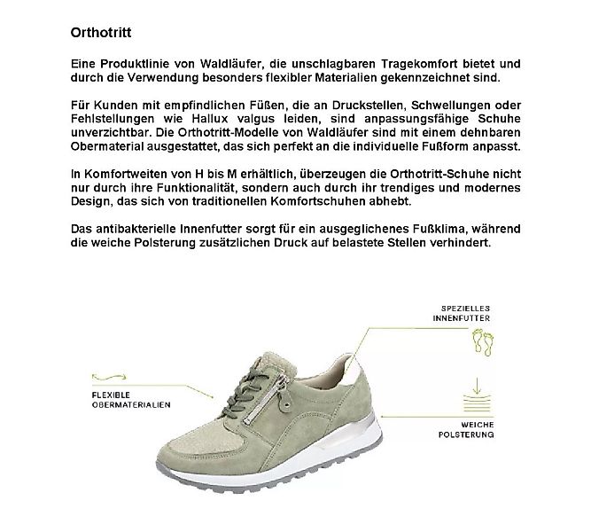 Waldläufer Sneaker "H-VICKY-Soft", Freizeitschuh, Halbschuh, Schnürschuh in günstig online kaufen