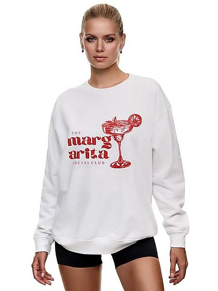 Worldclassca Sweatshirt Worldclassca Oversized Sweatshirt Print Langarm Pul günstig online kaufen