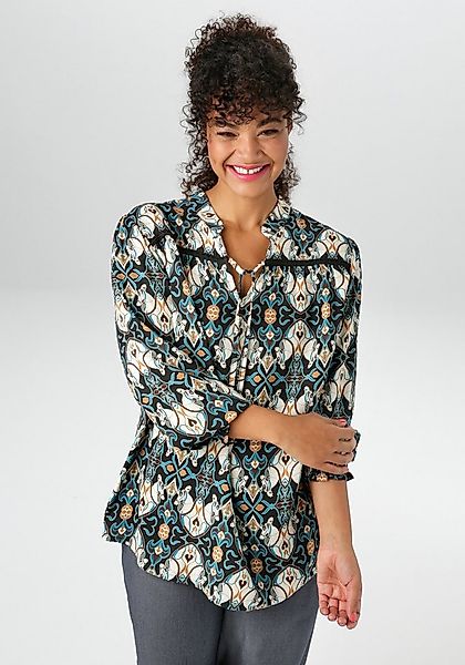 Aniston PLUS Schlupfbluse aus weich fließender Viskose günstig online kaufen