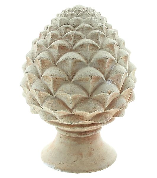 Dekoleidenschaft Gartenfigur Zapfen "Pigna" aus Terracotta, günstig online kaufen