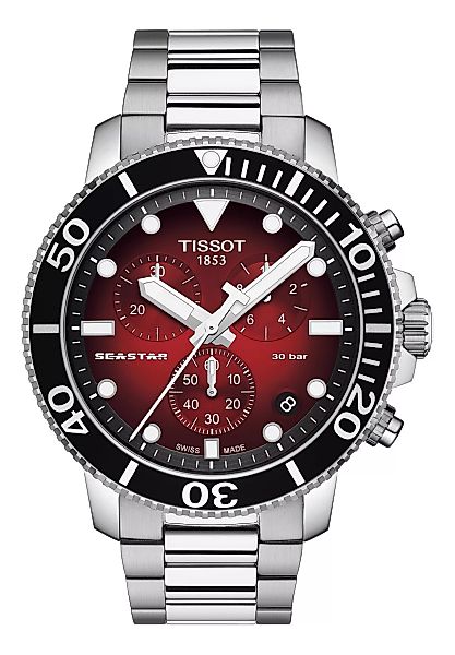 Tissot SEASTAR 1000 Chrono rot T120.417.11.421.00 Herrenchronograph günstig online kaufen