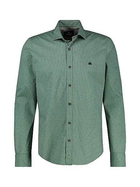 LERROS Langarmhemd "LERROS Modisches Hemd mit Haifischkragen, gemustert" günstig online kaufen