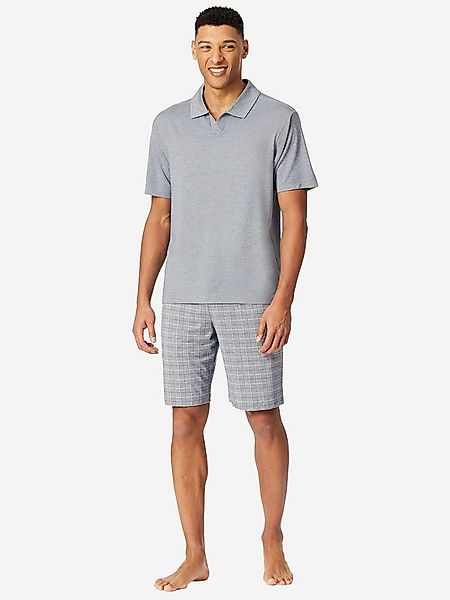 Schiesser Pyjama Selected Premium Jacquard (2 tlg) Schlafanzug, Pyjama Set, günstig online kaufen