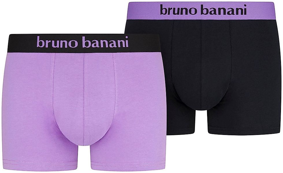 Bruno Banani Boxer "Flowing" 2er Pack, mit kontrastreichem Logobund günstig online kaufen