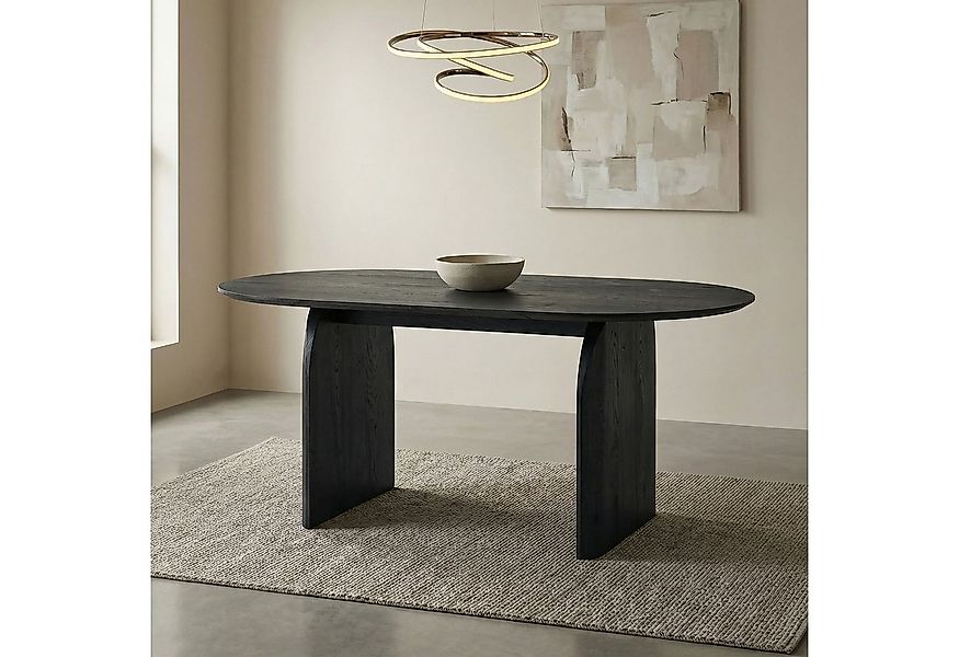 IDIMEX Esstisch MALA, Esszimmertisch oval mit robuster Tischplatte180 x 90 günstig online kaufen