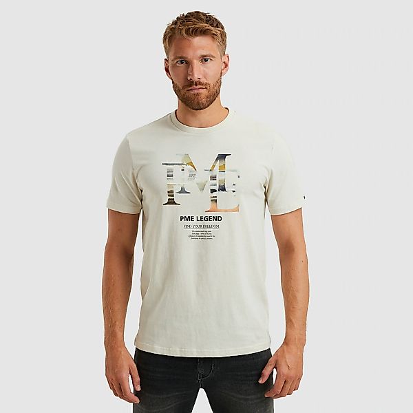 PME LEGEND T-Shirt mit Logo Print günstig online kaufen