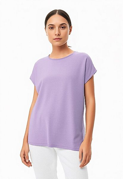Vero Moda Rundhalsshirt VMAVA PLAIN SS TOP GAJRS NOOS Materialmix, regular günstig online kaufen