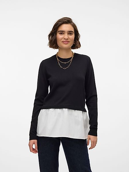 Vero Moda Rundhalspullover VMJOSE LS O-NECK günstig online kaufen