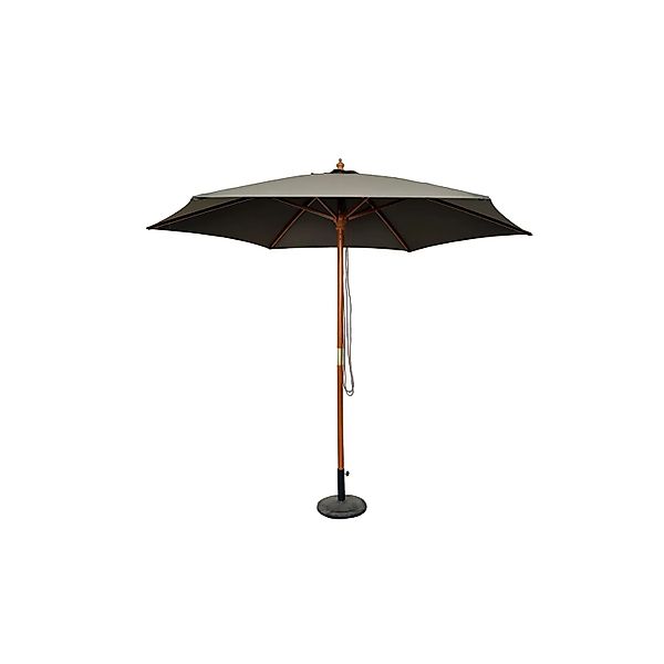 Lex Sonnenschirm Ø 3m Schirm Marktschirm Gartenschirm Holzgestell UV15 Stei günstig online kaufen