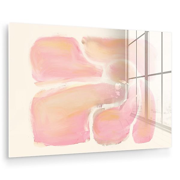 MuchoWow Acrylglasbild Blumen - Rosa - günstig online kaufen