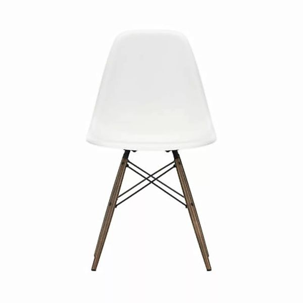 Stuhl DSW - Eames Plastic Side Chair plastikmaterial weiß / (1950) - Dunkle günstig online kaufen