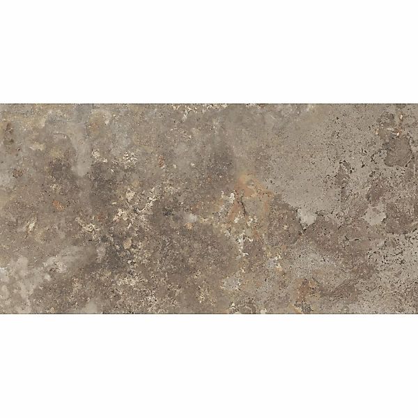 Bodenfliese Feinsteinzeug Travertino Teilpoliert 60 cm x 120 cm günstig online kaufen