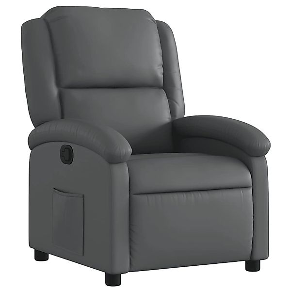 vidaXL Relaxsessel Grau Kunstleder 3205446 günstig online kaufen