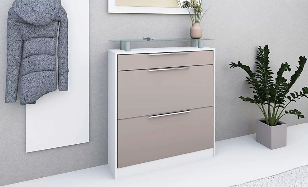borchardt Möbel Schuhschrank "Oliva", Breite 89 cm, stehend, mit 2 Doppeltr günstig online kaufen