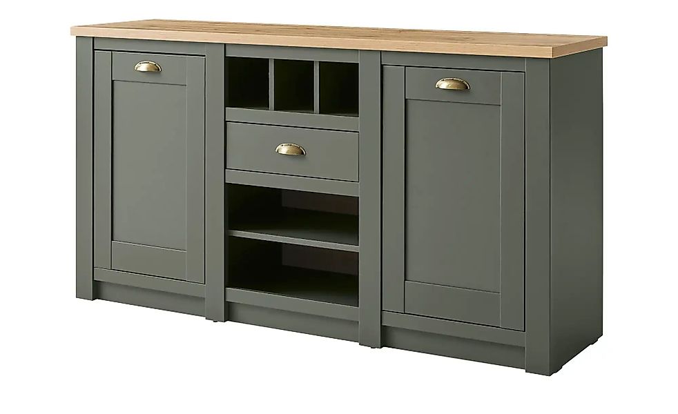 Sideboard  Florentina ¦ grün ¦ Maße (cm): B: 145 H: 83 T: 41 Kommoden & Sid günstig online kaufen