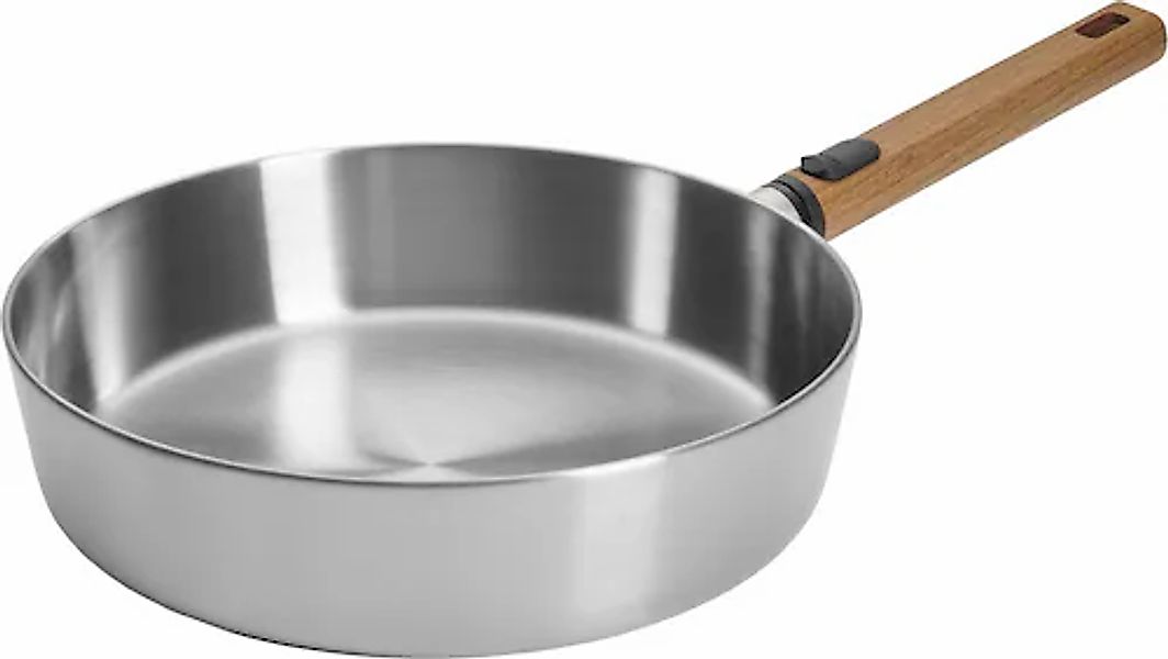 WOLL Schmorpfanne »Logic Steel«, Edelstahl 18/10, (1 tlg.), 5-Schicht-Aufba günstig online kaufen