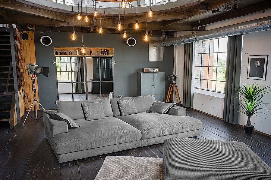 KAWOLA Big-Sofa MADELINE Großes Cordsofa - Entspannung pur - Wohnzimmer Cou günstig online kaufen