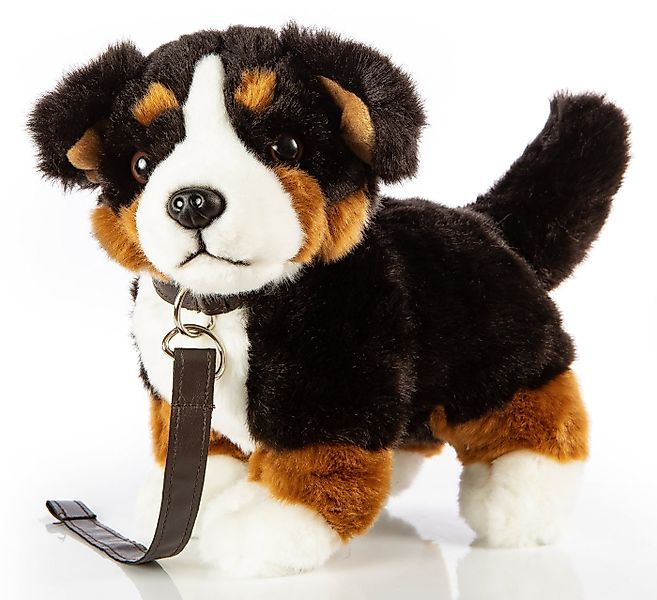 Uni-Toys Kuscheltier Berner Sennenhund, stehend, m. Leine, 27 cm - Plüsch-H günstig online kaufen