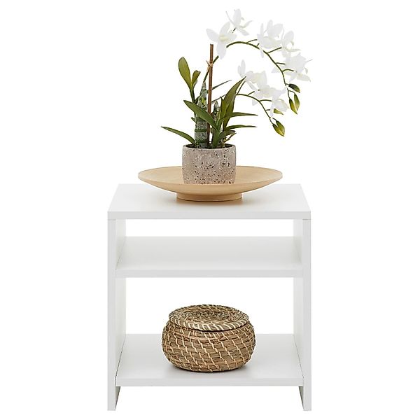 CARO-Möbel Beistelltisch ALMERIA, Nachttisch mit 2 günstig online kaufen