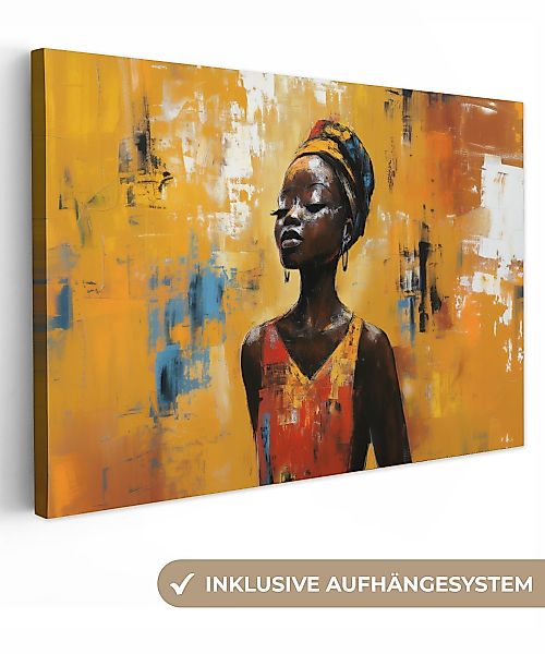 OneMillionCanvasses® Leinwandbild Frau - Augen - günstig online kaufen