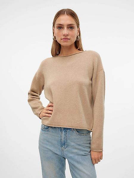 Vero Moda Strickpullover VMGOLD ROLL LS günstig online kaufen