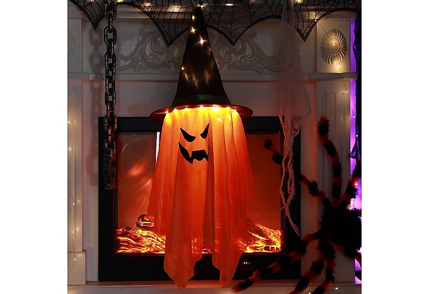 MUPOO LED-Lichterkette Halloween Dekorationen,LED-Geisterlampe, Geisterlich günstig online kaufen