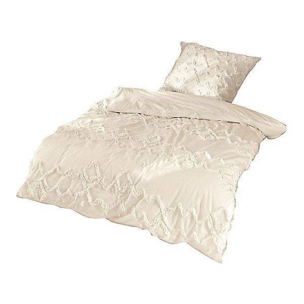 Mirabeau Bettwäsche Bettwäsche Élaine weiß, 100% günstig online kaufen