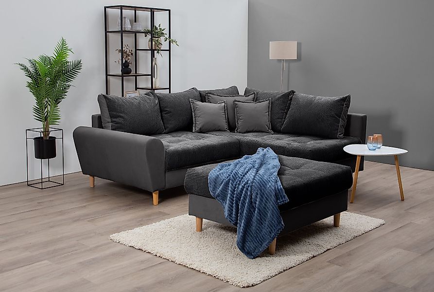 Home affaire Ecksofa »Rice L-Form, B: 223 cm - OTTO. Verlässliche Qualität. günstig online kaufen