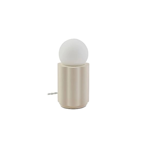 Lindby Tischlampe Nielson 10031100 Modern in Weiß aus GipsTon 1-flammig E27 günstig online kaufen