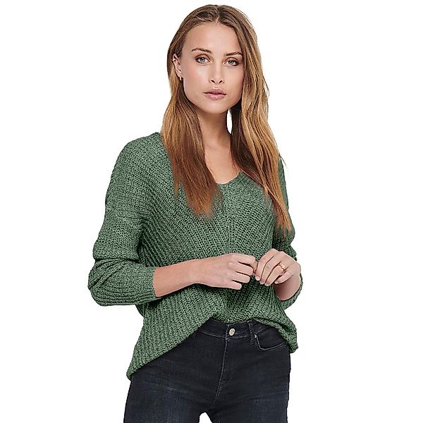 Jdy New Megan V-ausschnitt Pullover 2XS Basil / Detail W Black Ply günstig online kaufen