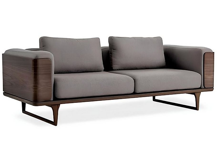 Xlmoebel Sofa Dreisitzer Polstercouch in eleganter Grautönung für das Wohnz günstig online kaufen