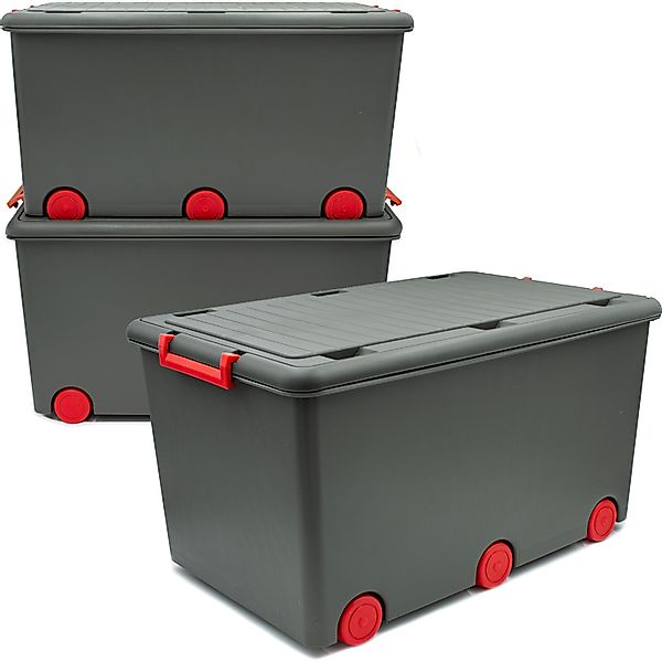 Babykajo Aufbewahrungsbox (Boxen mit Rollen, 3 günstig online kaufen