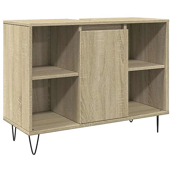 vidaXL Badschrank Sonoma-Eiche 80x33x60 cm Holzwerkstoff 849680 günstig online kaufen