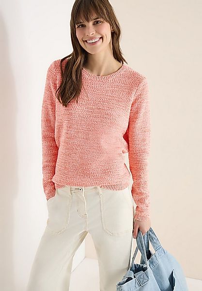 CECIL Strickpullover meliert, mit Rundhals günstig online kaufen