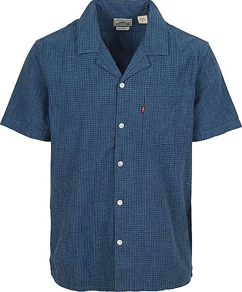 Levi's Short Sleeve Hemd Duke Dobby Blau - Größe S günstig online kaufen