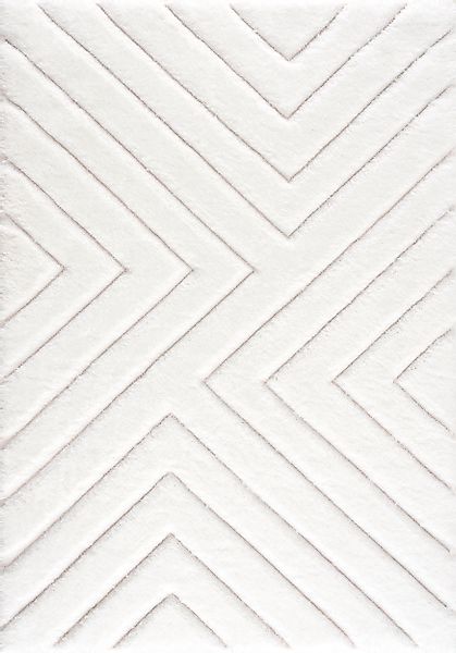 my home Hochflor-Teppich »Fiori«, rechteckig, 43 mm Höhe, mit handgearbeite günstig online kaufen