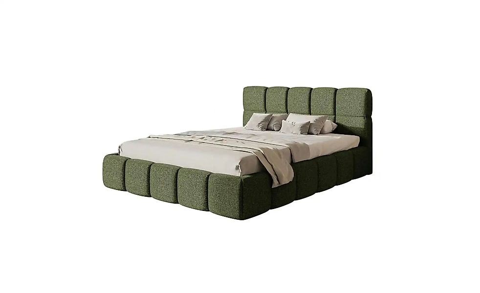 Polsterbett  Cloudy ¦ grün ¦ Maße (cm): B: 220 H: 96 Betten > Polsterbetten günstig online kaufen