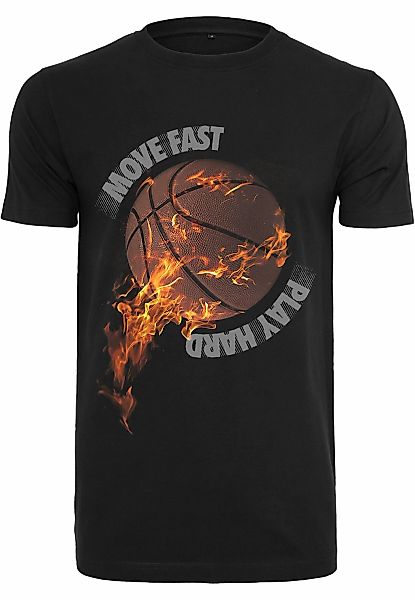 MisterTee T-Shirt "MisterTee Herren Burning BBall Tee", (1 tlg.) günstig online kaufen